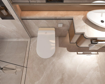 SEEWIN Leipzig CL5-G gold smart bidet toilet, product image 3