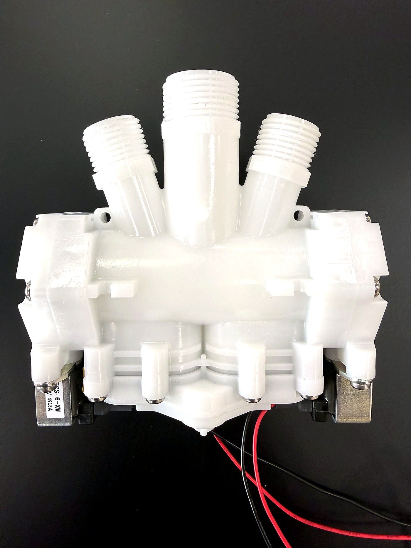SEEWIN pulse solenoid water-control valve removed for inspection